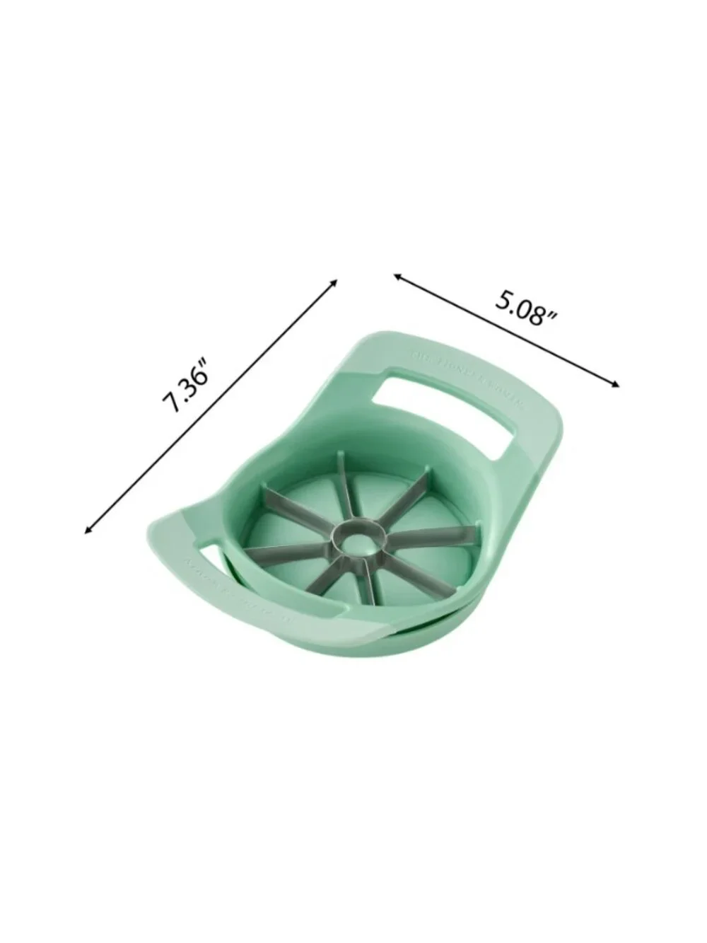 The Pioneer Woman Home Green Stainless Steel Greyed Jade Apple Slicer Corer